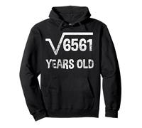 Racine carrée de 6561 - 81e anniversaire mathématiques 81 ans Sweat à Capuche