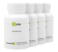 RACINE D’ORTIE PIQUANTE (Urtica dioica) * PACK 3+1 GRATUIT * 250 mg / 240 gélules * Extrait titré à 0.8% en stérols végétaux * Anti-inflammatoire, Appareil urinaire, Cardiovasculaire