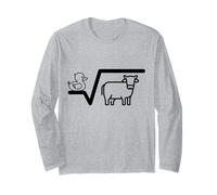 Racine de Canard De Vache Mathématiques Mathématiques Nerd Mathermatiques Manche Longue