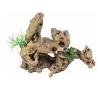 Racine et plante. Taille: 30 x 12 x 27 cm. décoration aquarium - animallparadise