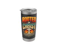 RACINÉES EN CHRIST Christian Gobelet isotherme en acier inoxydable double paroi