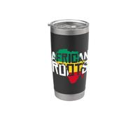 Racines africaines Gobelet isotherme en acier inoxydable double paroi