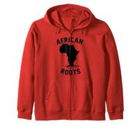 Racines africaines Histoire Noirs Afrique Carte Descendants Sweat à Capuche