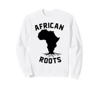 Racines africaines Histoire Noirs Afrique Carte Descendants Sweatshirt
