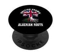 Racines algériennes cultivées en Grande-Bretagne Patrimoine algérien Britannique PopSockets PopGrip Adhésif