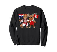 Racines Canadien croates Drapeau Canada Croatie Sweatshirt