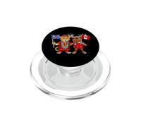 Racines canadiennes-congolaises Drapeau Canada Congo PopSockets PopGrip pour MagSafe