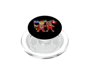 Racines canadiennes-congolaises Drapeau Canada Congo PopSockets PopGrip pour MagSafe