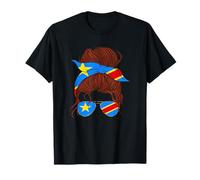 Racines congolaises Cheveux désordonnés Femme RDC République Du Congo T-Shirt