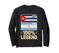 Racines Cubaines Argentines Cuba Argentine 100% Legend Manche Longue