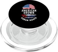 Racines cubaines cultivées aux États-Unis | Cuba Roots Heritage PopSockets PopGrip pour MagSafe