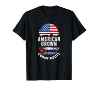 Racines cubaines cultivées aux États-Unis | Cuba Roots Heritage T-Shirt