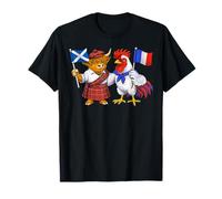 Racines Écossaises-Françaises Drapeau Écosse France Héritage T-Shirt