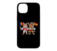 Racines Espagnol roumaines Drapeau Roumanie Espagne Coque pour iPhone 14 Plus