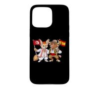 Racines Espagnol tunisiennes Fier Drapeau Tunisie Espagne Coque pour iPhone 15 Pro Max