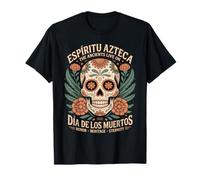Racines indigènes mexicaines Dia de Los Muertos Espíritu Azteca T-Shirt