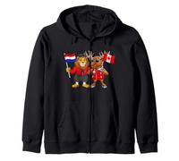Racines néerlandaises Canadien Drapeau Pays-Bas Canada Sweat à Capuche