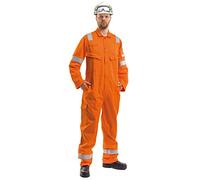 racines Original Ro13090 Flamme Buster Nordic Salopette de travail Orange - Taille : 66