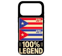 Racines Portoricaines Cubaines Porto Rico Cuba 100% Légende Coque pour iPhone 17 Pro Max