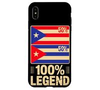 Racines Portoricaines Cubaines Porto Rico Cuba 100% Légende Coque pour iPhone XS Max