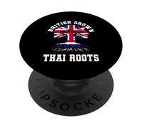 Racines thaïlandaises cultivées en Grande-Bretagne | Patrimoine de la Thaïlande Britannique PopSockets PopGrip Adhésif
