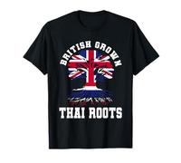 Racines thaïlandaises cultivées en Grande-Bretagne | Patrimoine de la Thaïlande Britannique T-Shirt