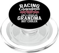Racing Grandma comme Une Grand-mère Ordinaire mais Plus Cool Drag Racing PopSockets PopGrip pour MagSafe