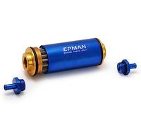 Racing High Flow lavable filtre à carburant 8,6 mm en acier inoxydable avec élément de SS