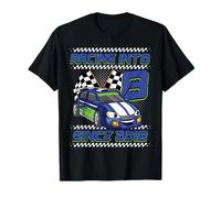 Racing Into 7th Birthday Boys 7 Year Old Kids Since 2019 T-Shirt