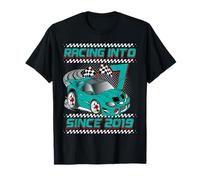 Racing Into 7th Birthday Boys 7 Year Old Kids Since 2019 T-Shirt