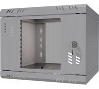 RACK 10" Armoire serveur 4U 300mm Porte en verre à charnières Gris Stalflex