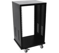 Rack 19 pouces 14 UH Roadinger SR-19 acier avec roulettes