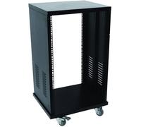 Rack 19 pouces 16 UH Omnitronic SR-19 acier avec roulettes
