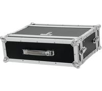 Rack 19 pouces 3 UH Roadinger CO DD bois avec poignée