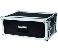 Rack 19 pouces 4 UH Roadinger CO DD bois avec poignée