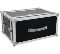 Rack 19 pouces 5 UH Roadinger CO DD bois avec poignée