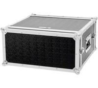 Rack 19 pouces 5 UH Roadinger CO DD bois avec poignée