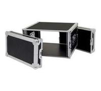 Rack 19 pouces 6 UH Roadinger 30109786 bois avec poignée