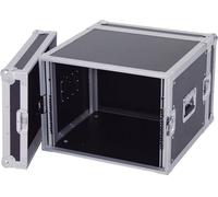 Rack 19 pouces 8 UH Roadinger 30109788 bois avec poignée