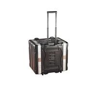 Gator Coffret roulant léger 8U GRR-8L – loquets robustes, poignée rétractable, roues encastrées