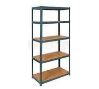 Rack 5 étagères en bois 180x90x45 SR265