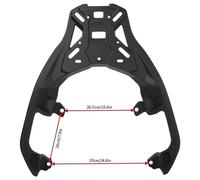 Rack à Bagages arrière Compatible avec C400 GT et C400X compatibles avec la boîte de Stockage des Accessoires de Moto Voge SR4 Max 350(Black)