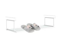 Rack à chaussures rétractables - Extensible sous plateau d'organisateur d'étagère, panier de glissière | Rangement de placard empilable, support de chaussures suspendu, couloir de banc d'entrée réglab