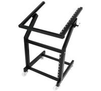 Rack à roulettes 19 pouces 12 UH Omnitronic 30103060 acier avec roulettes