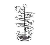 Rack à œufs en - 7,68x7,68 pouces Porte-fils en métal pour affichage d'oeuf frais, organisation de comptoir avec fonction de distributeur de roulement, de rangement pour un usage domest