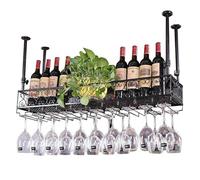 Rack à vin Plafond Verre Verre Verre Hauteur Higle de vin réglable Rack de vin Flottant Gobelet Wine Bas Suspendu à la Maison