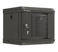Rack - accessoires de baies Lanberg - WF11-3306-10B - 10'' 6U 300x300 Wandgehäuse Glastür (FlatPack) sw