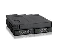 Rack amovible ToughArmor MB602SPO-B - 2x SSD/HDD 2.5” SAS/SATA - 1x ODD Slim - Échange à chaud - Noir