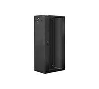 Lanberg - Rack armoire - montable sur mur - noir, RAL 9004 - 27U - 19
