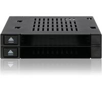 Rack au Design extraire Direct Hot Swap, Station d'accueil Interne, Docking pour 2 SSD ou HDD 2.5"" SATA / SAS sans Plateau de Disque Dur dans Un Baie de 3.5"" - ICY DOCK flexiDOCK MB522SP-B